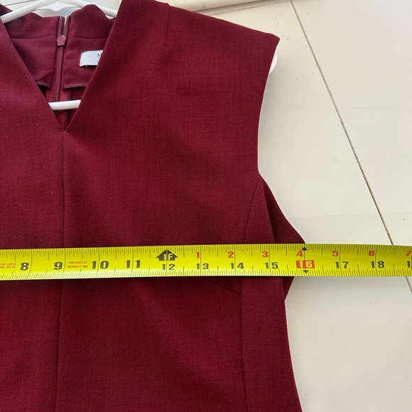 MM Lafleur Rich Burgundy Mini Dress size 6 - Picture 9 of 9